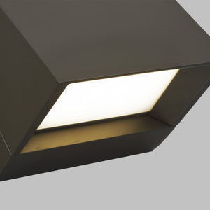 Visual Comfort Modern - 700OWPIT12Z-LED930-277 - LED Outdoor Wall Mount - Pitch - Bronze