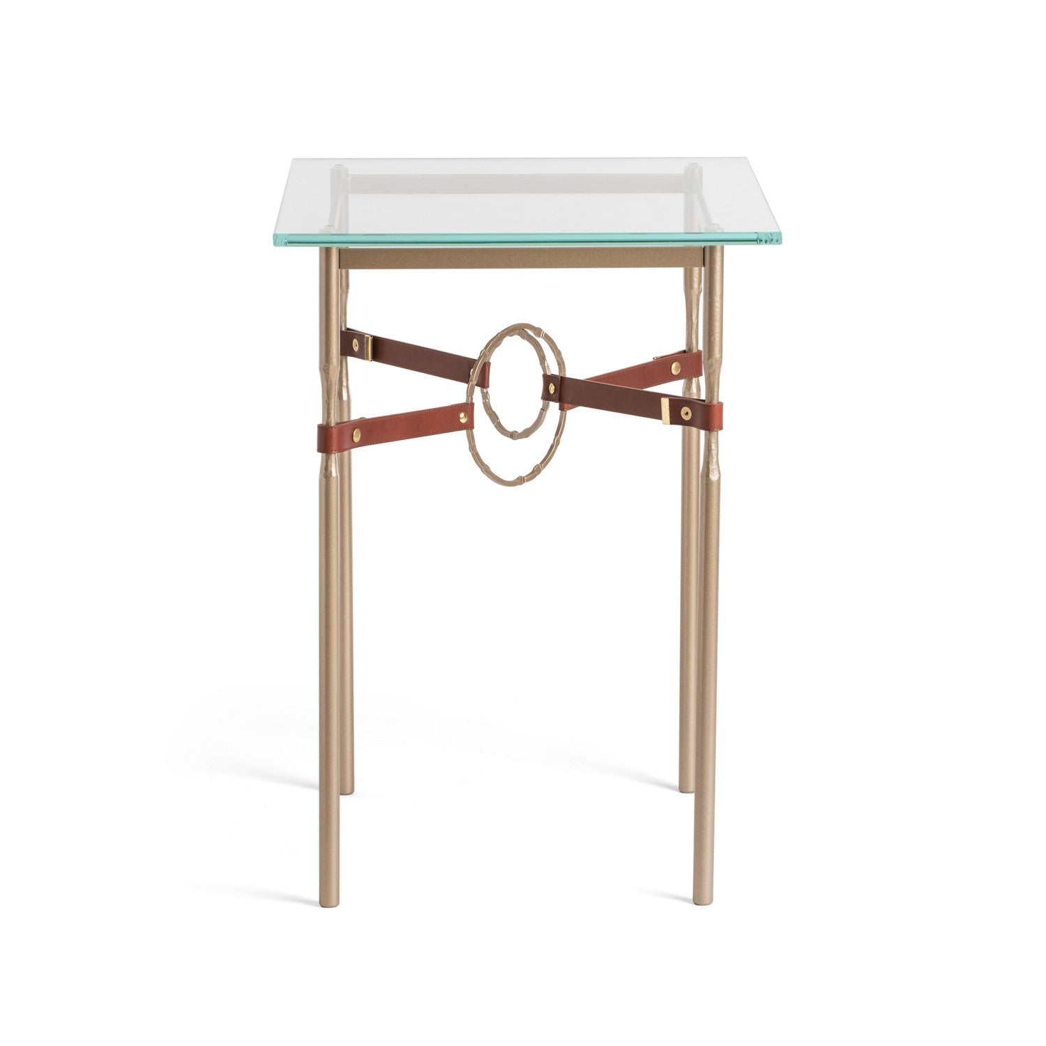 Hubbardton Forge - 750116-84-84-LB-VA0717 - Equus Side Table - Equus - Soft Gold