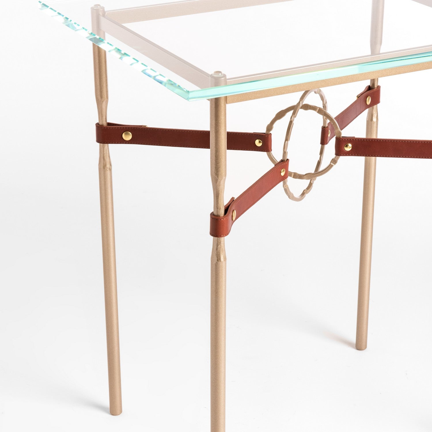 Hubbardton Forge - 750116-84-84-LB-VA0717 - Equus Side Table - Equus - Soft Gold