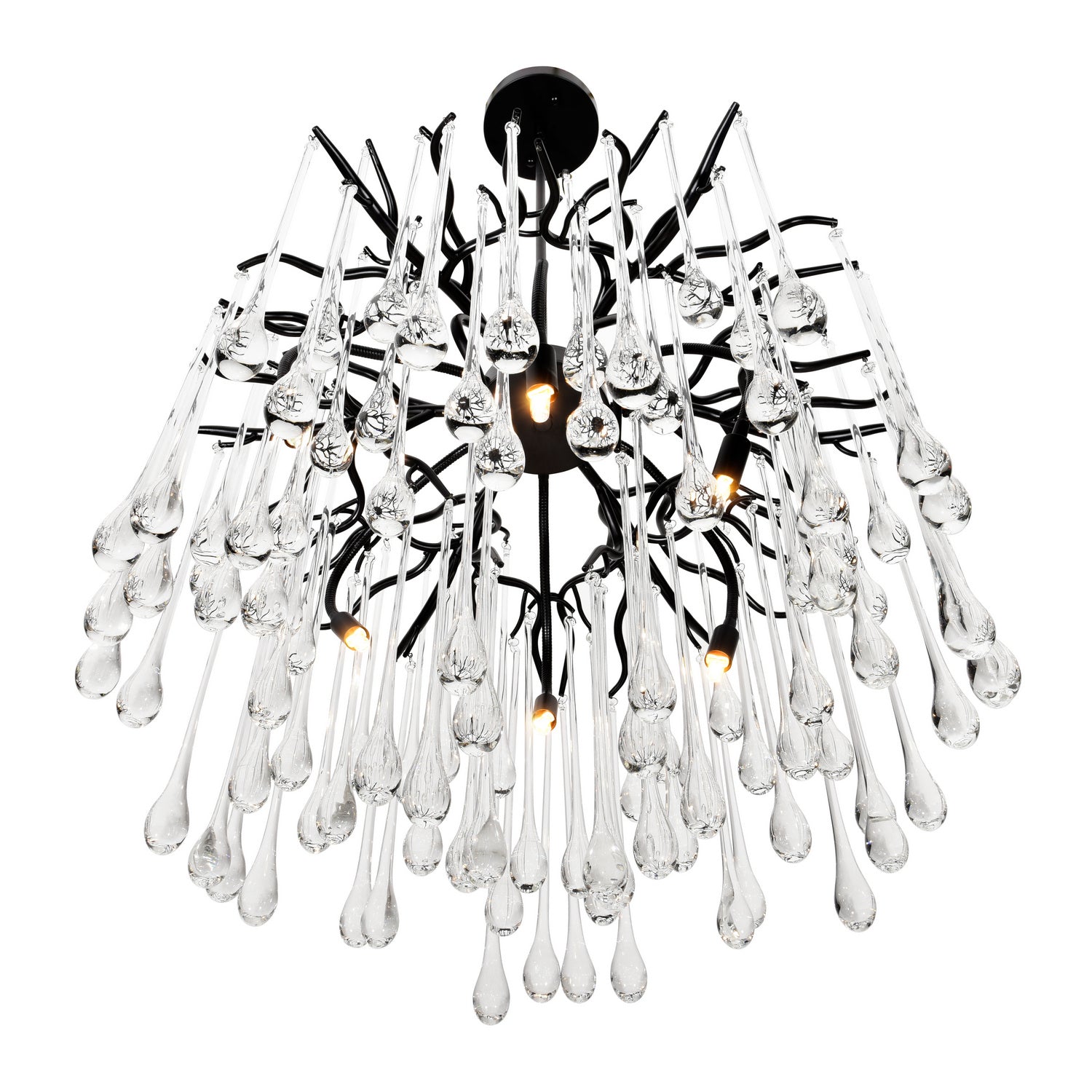 CWI Lighting - 1094P26-6-101 - Six Light Chandelier - Anita - Black