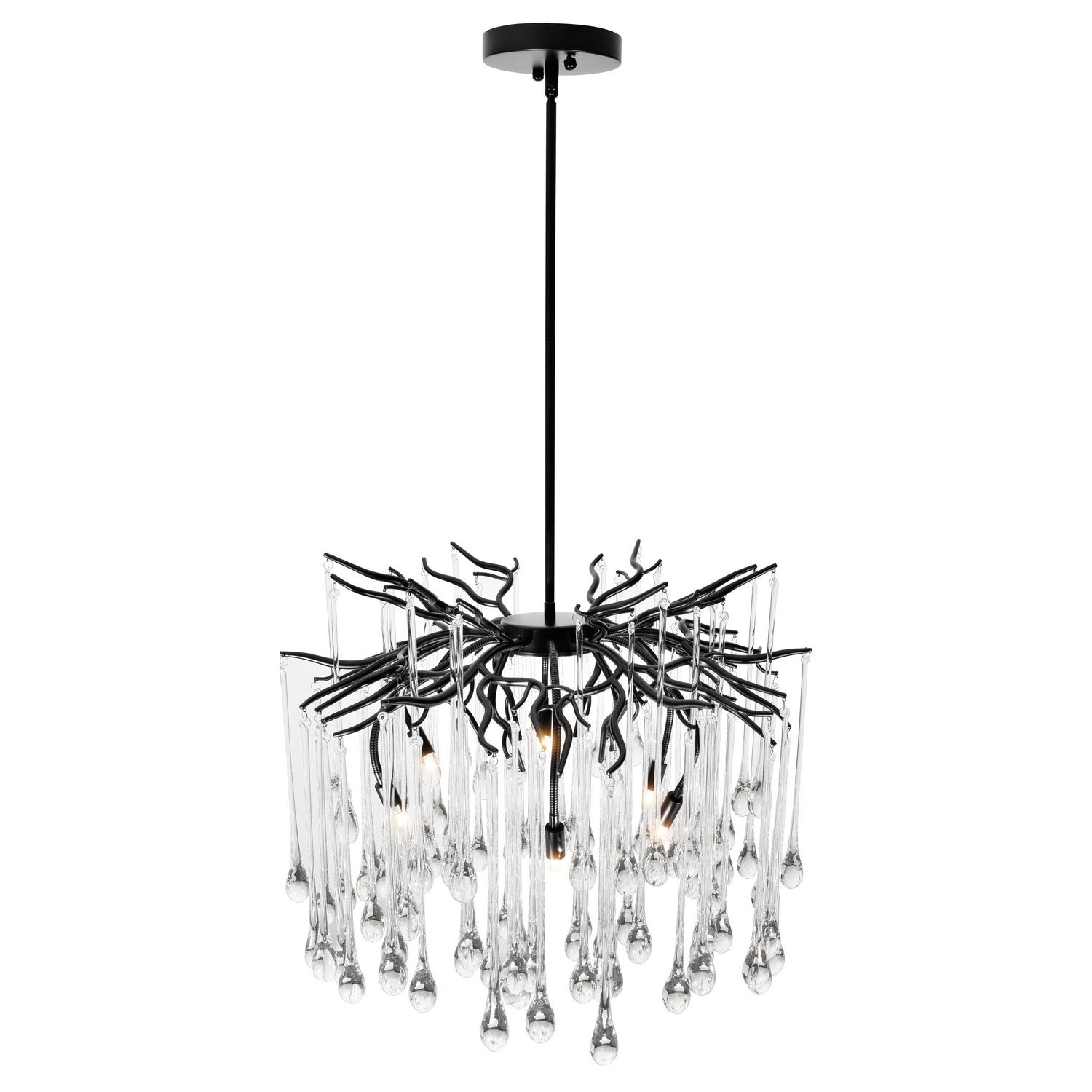 CWI Lighting - 1094P26-6-101 - Six Light Chandelier - Anita - Black