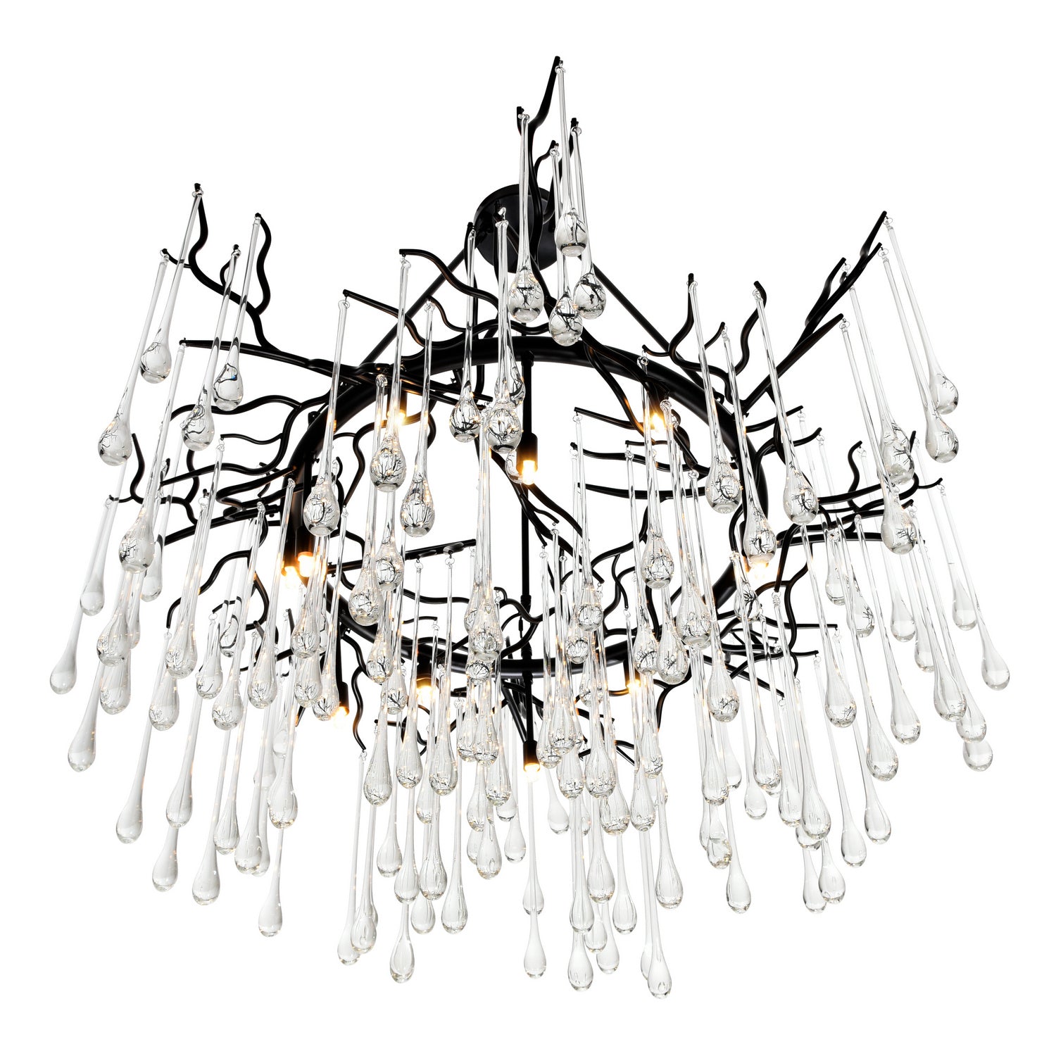 CWI Lighting - 1094P43-12-101 - 12 Light Chandelier - Anita - Black