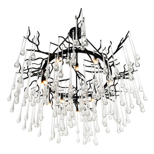 CWI Lighting - 1094P43-12-101 - 12 Light Chandelier - Anita - Black