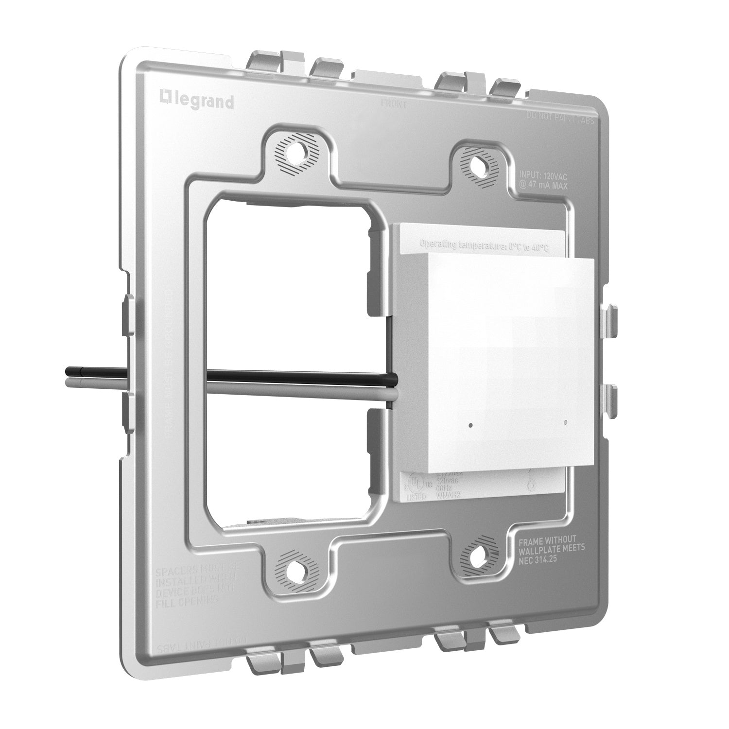 Legrand - WNAH2W1 - Surface Mount - Adorne - White