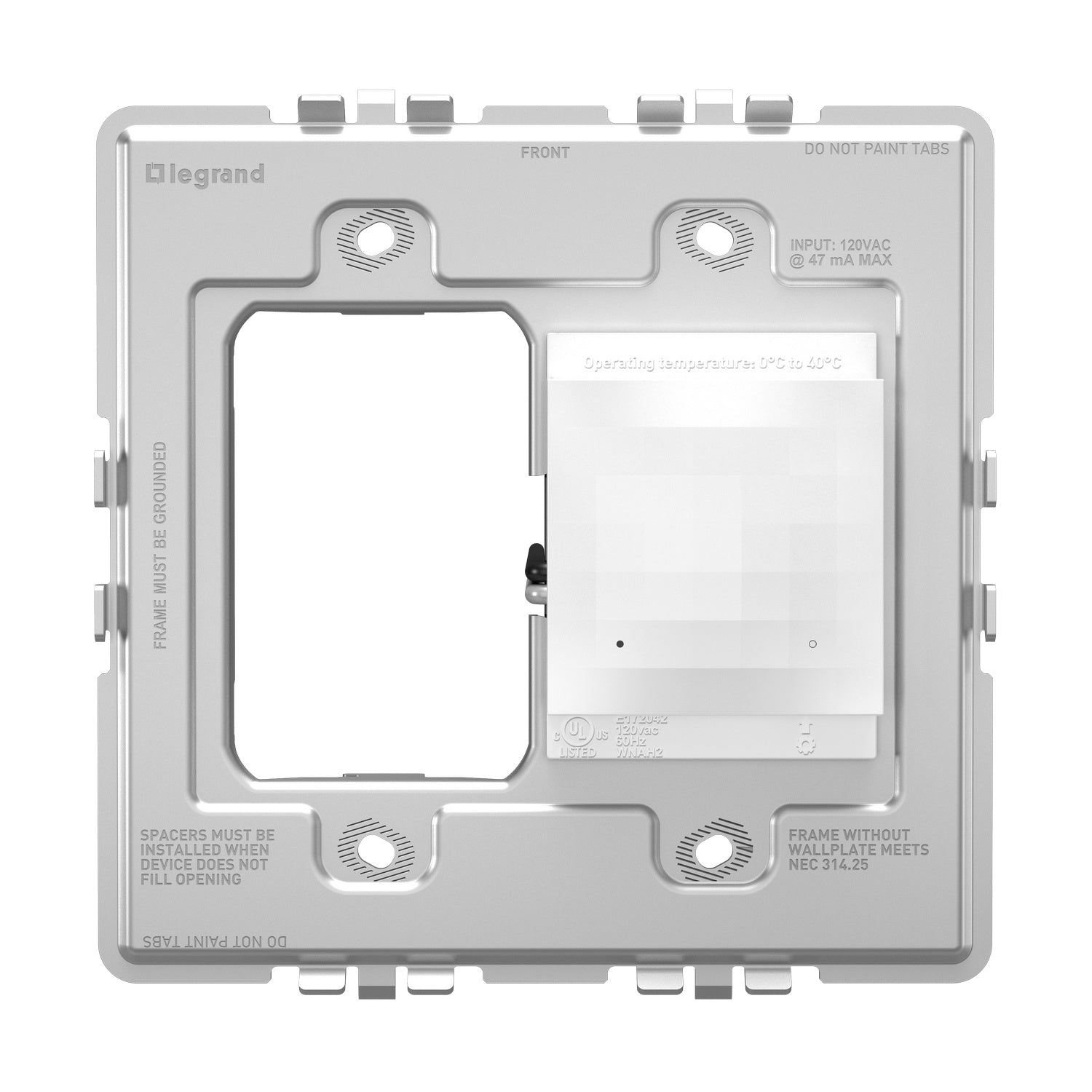 Legrand - WNAH2W1 - Surface Mount - Adorne - White