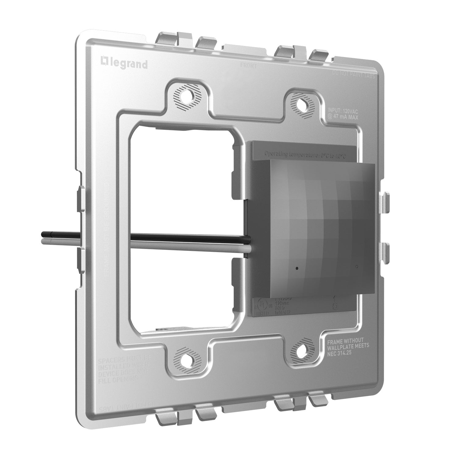 Legrand - WNAH2M1 - Surface Mount - Adorne - Magnesium