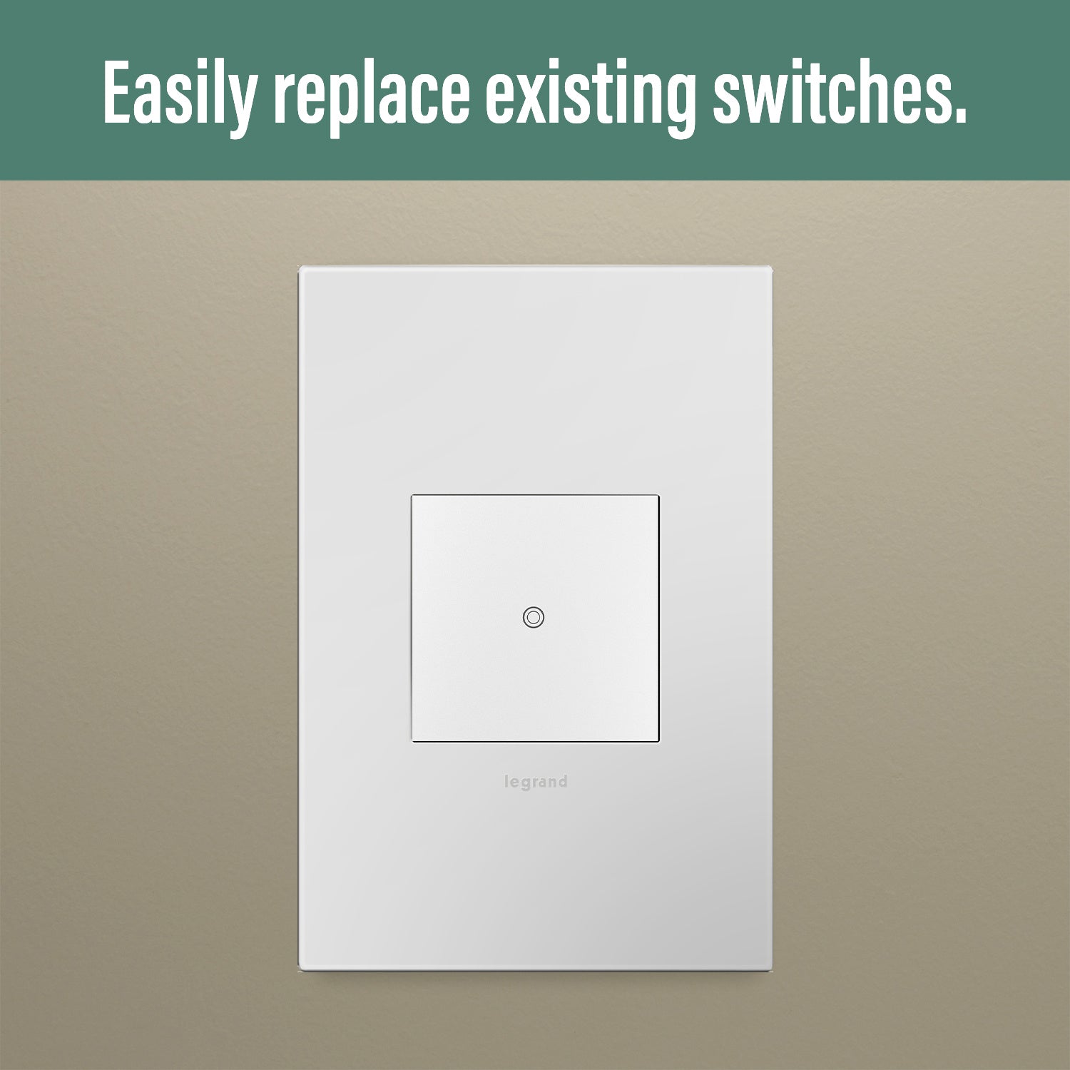 Legrand - WNAL10W1 - Smart Switch with Netatmo - adorne - White