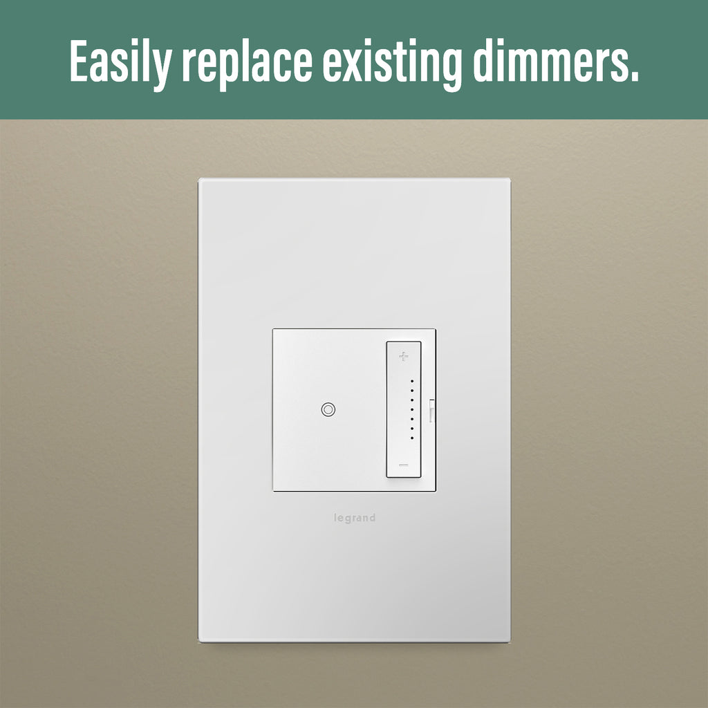 Legrand - WNAL50W1 - Smart Tru-Universal Dimmer with Netatmo - adorne - White