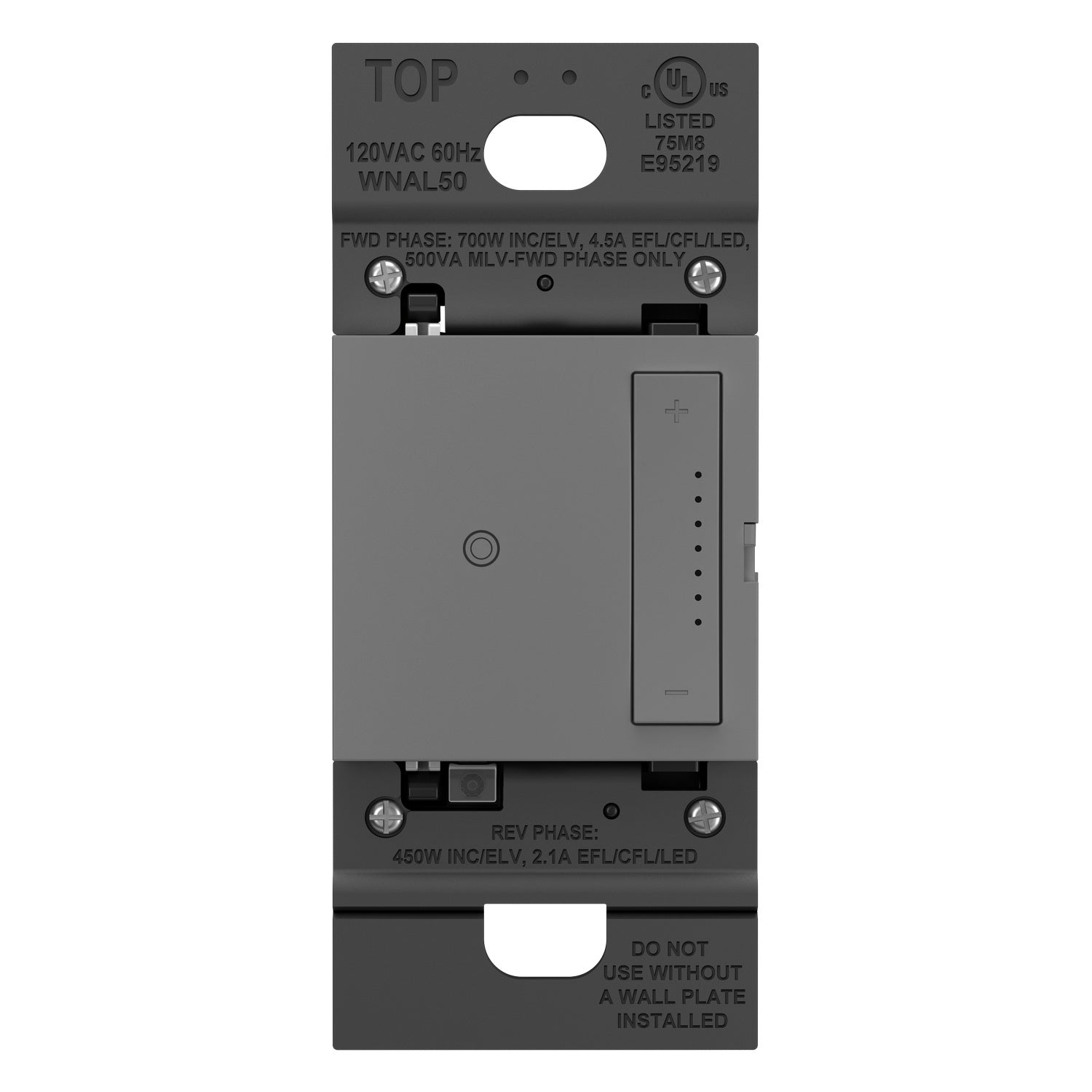 Legrand - WNAL50M1 - Tru-Universal Dimmer - Adorne - Magnesium