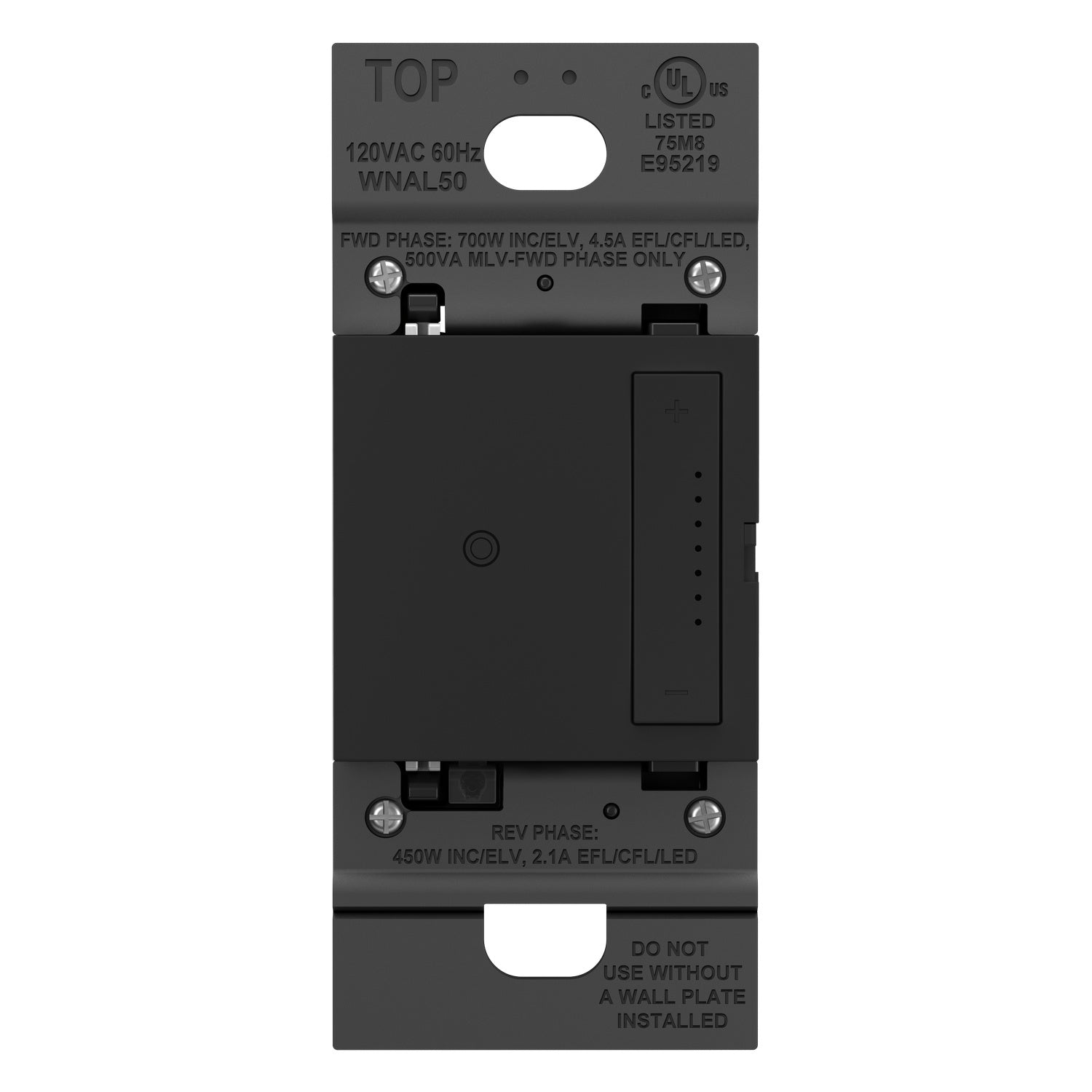 Legrand - WNAL50G1 - Smart Tru-Universal Dimmer with Netatmo - adorne - Graphite