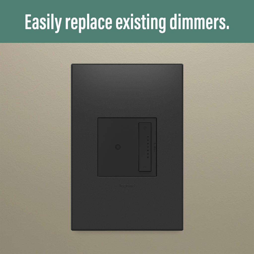 Legrand - WNAL50G1 - Smart Tru-Universal Dimmer with Netatmo - adorne - Graphite