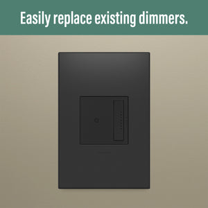 Legrand - WNAL50G1 - Smart Tru-Universal Dimmer with Netatmo - adorne - Graphite