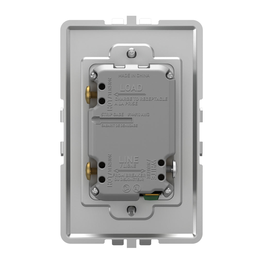 Legrand - WNAR153W1 - 15A Smart Outlet with Netatmo Plus-Size - adorne - White