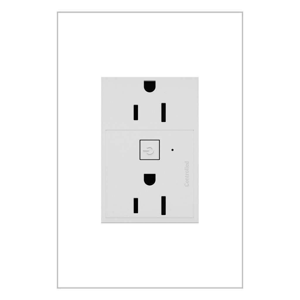 Legrand - WNAR153W1 - 15A Smart Outlet with Netatmo Plus-Size - adorne - White