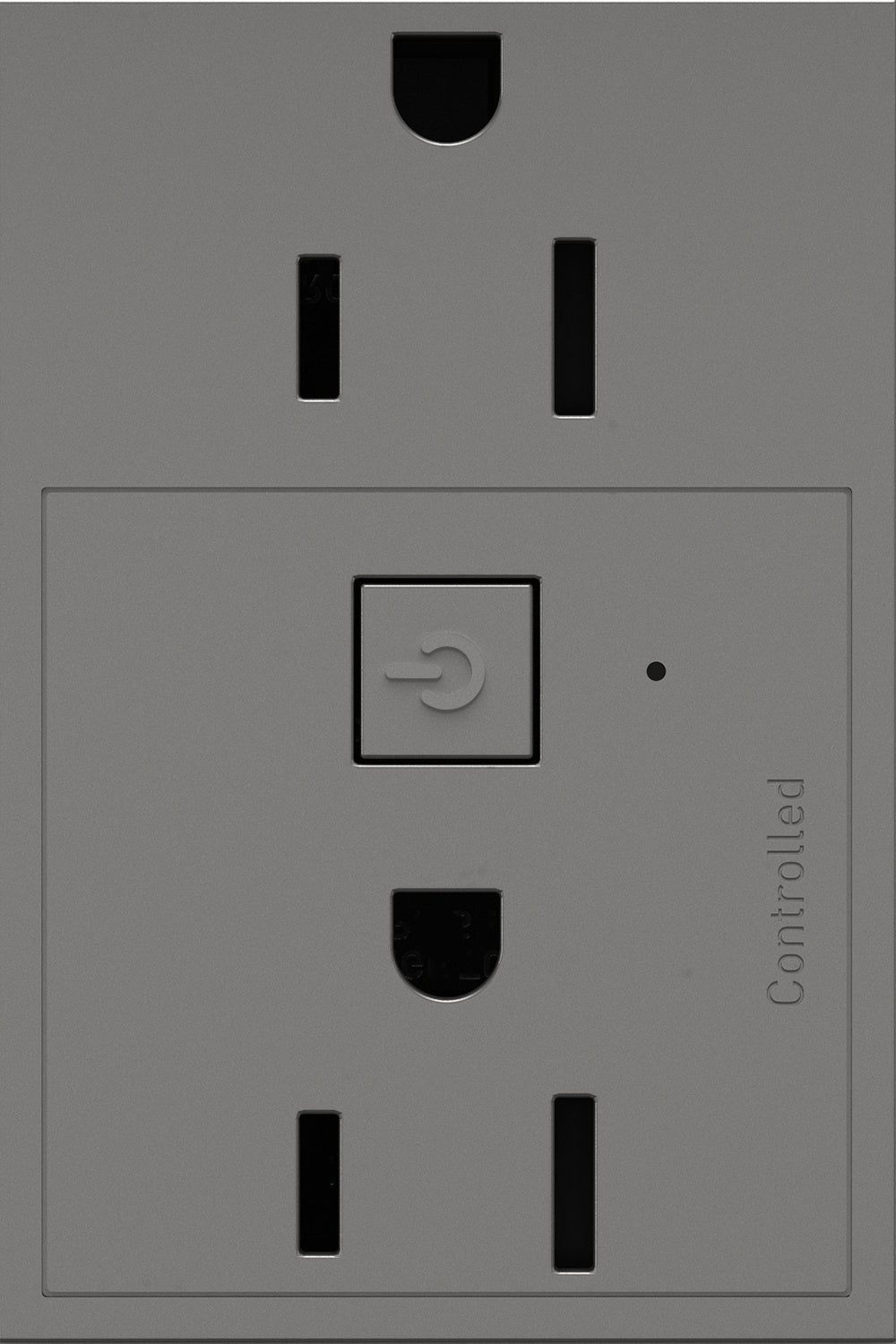 Legrand - WNAR153M1 - Plus-Sized 15A Outlet - Adorne - Magnesium