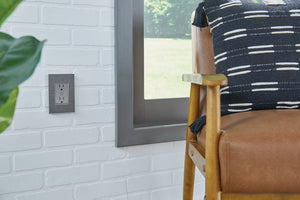 Legrand - WNAR153M1 - 15A Smart Outlet with Netatmo Plus-Size - adorne - Magnesium