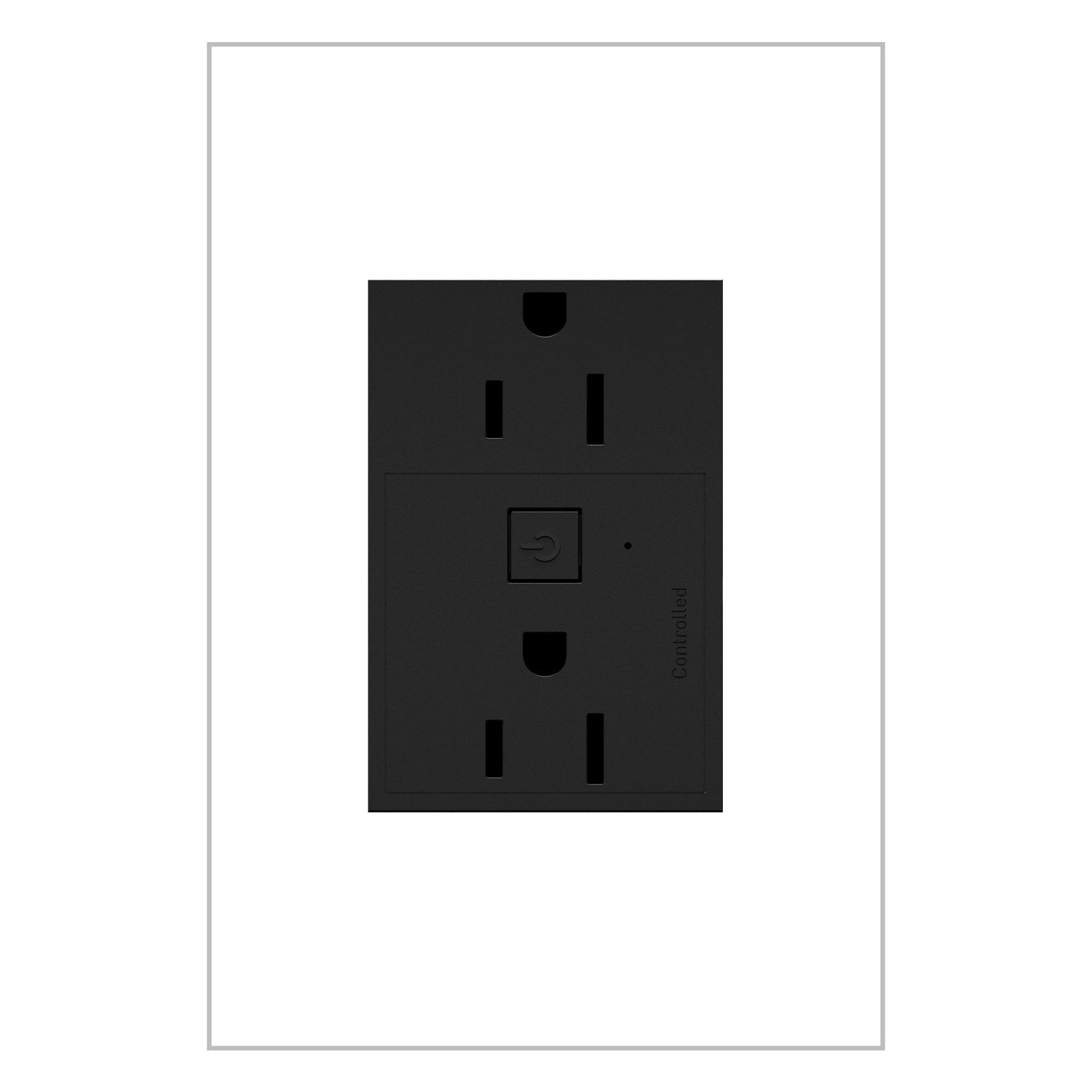 Legrand - WNAR153G1 - Plus-Sized 15A Outlet - Adorne - Graphite