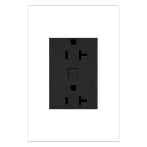 Legrand - WNAR203G1 - Plus-Sized 20A Outlet - Adorne - Graphite