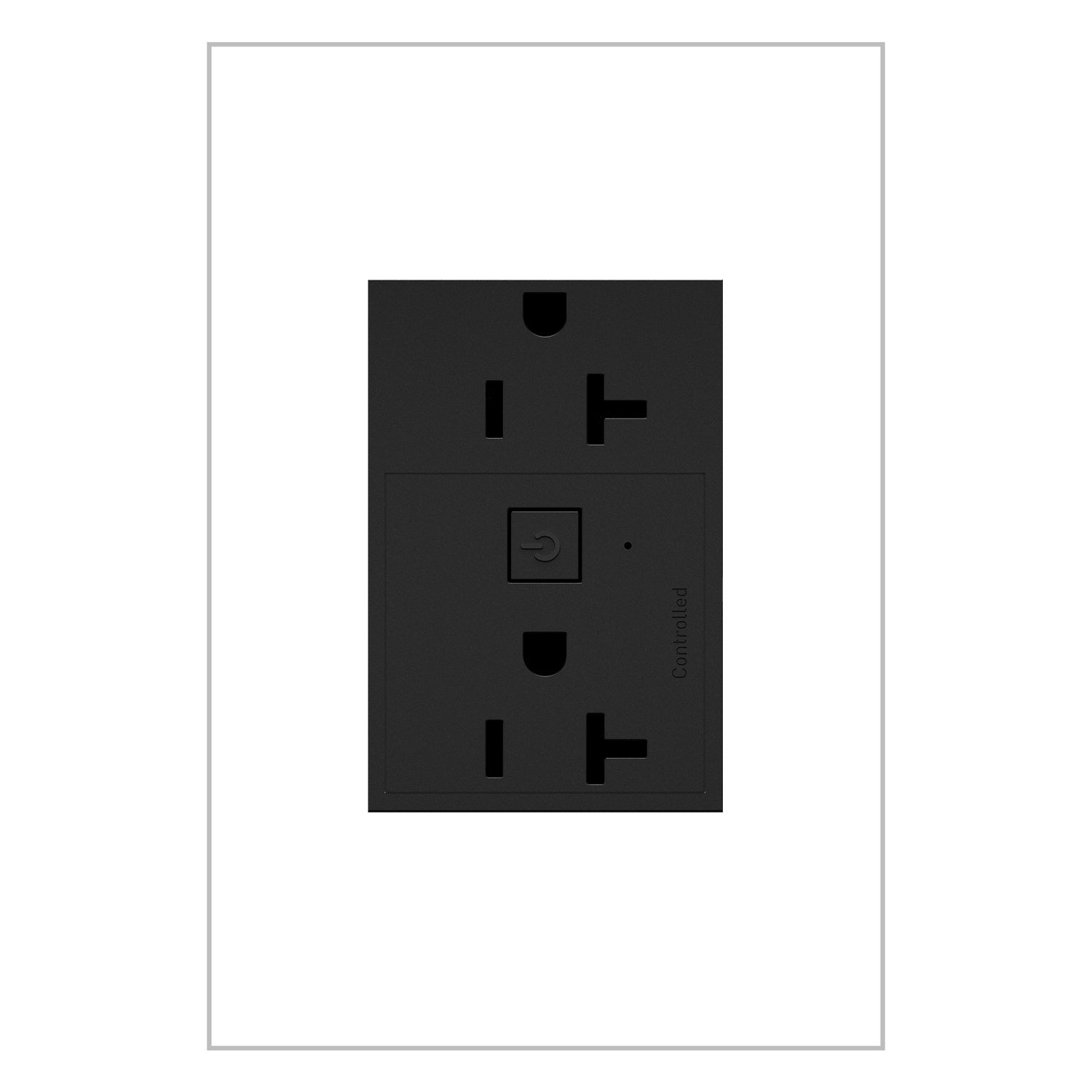 Legrand - WNAR203G1 - 20A Smart Outlet with Netatmo, Plus-Size - adorne - Graphite