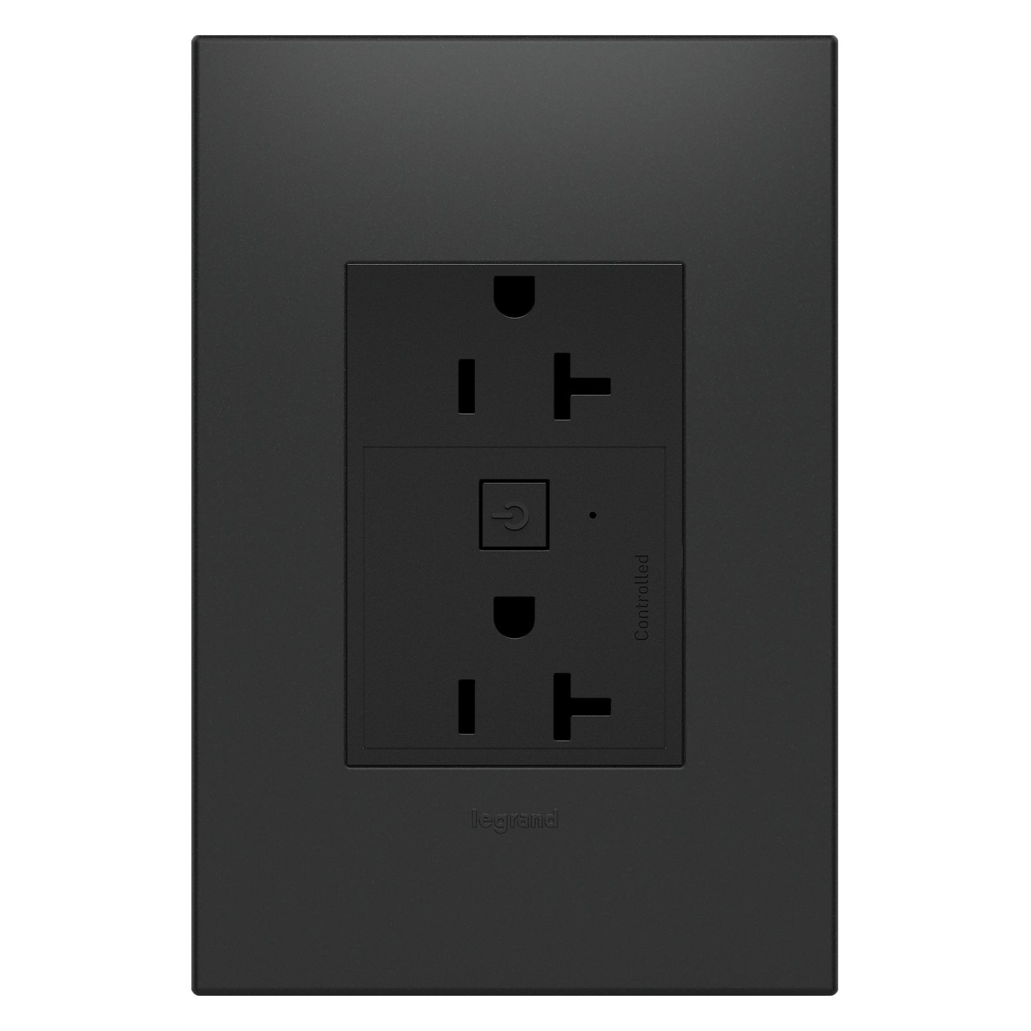 Legrand - WNAR203G1 - Plus-Sized 20A Outlet - Adorne - Graphite