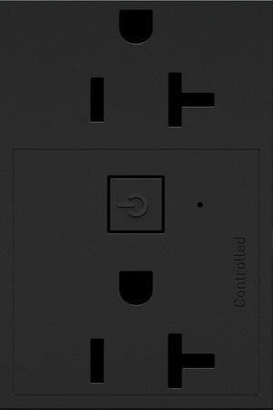 Legrand - WNAR203G1 - 20A Smart Outlet with Netatmo, Plus-Size - adorne - Graphite