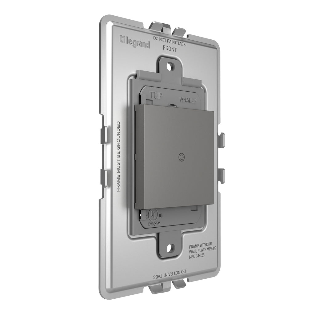 Legrand - WNAL23M1 - Wireless Remote Smart Switch with Netatmo - adorne - Magnesium