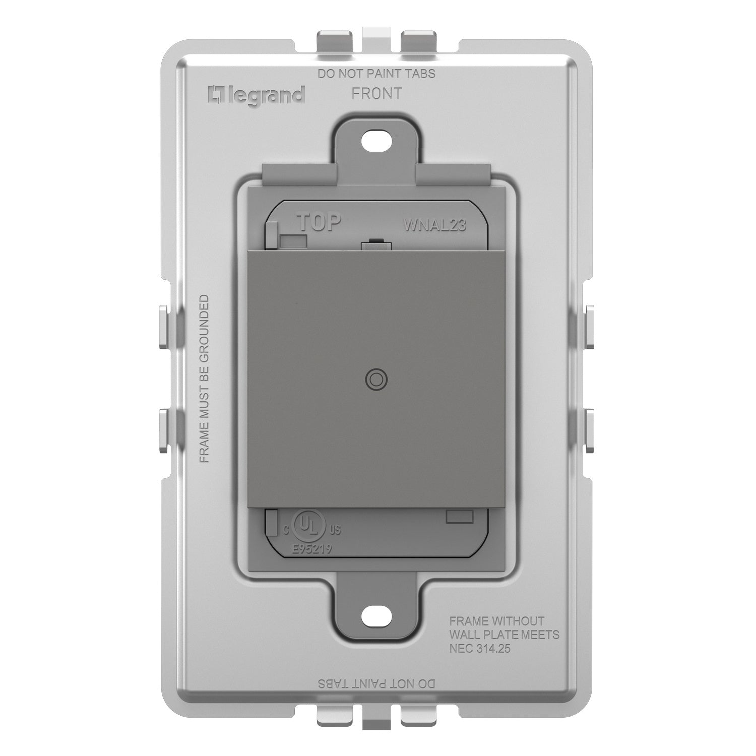 Legrand - WNAL23M1 - Wireless Switch - Adorne - Magnesium