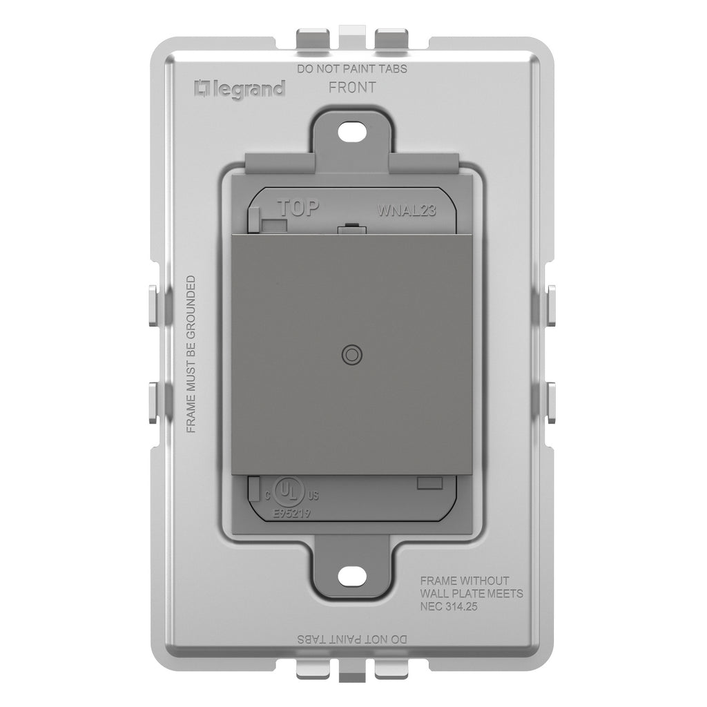 Legrand - WNAL23M1 - Wireless Remote Smart Switch with Netatmo - adorne - Magnesium