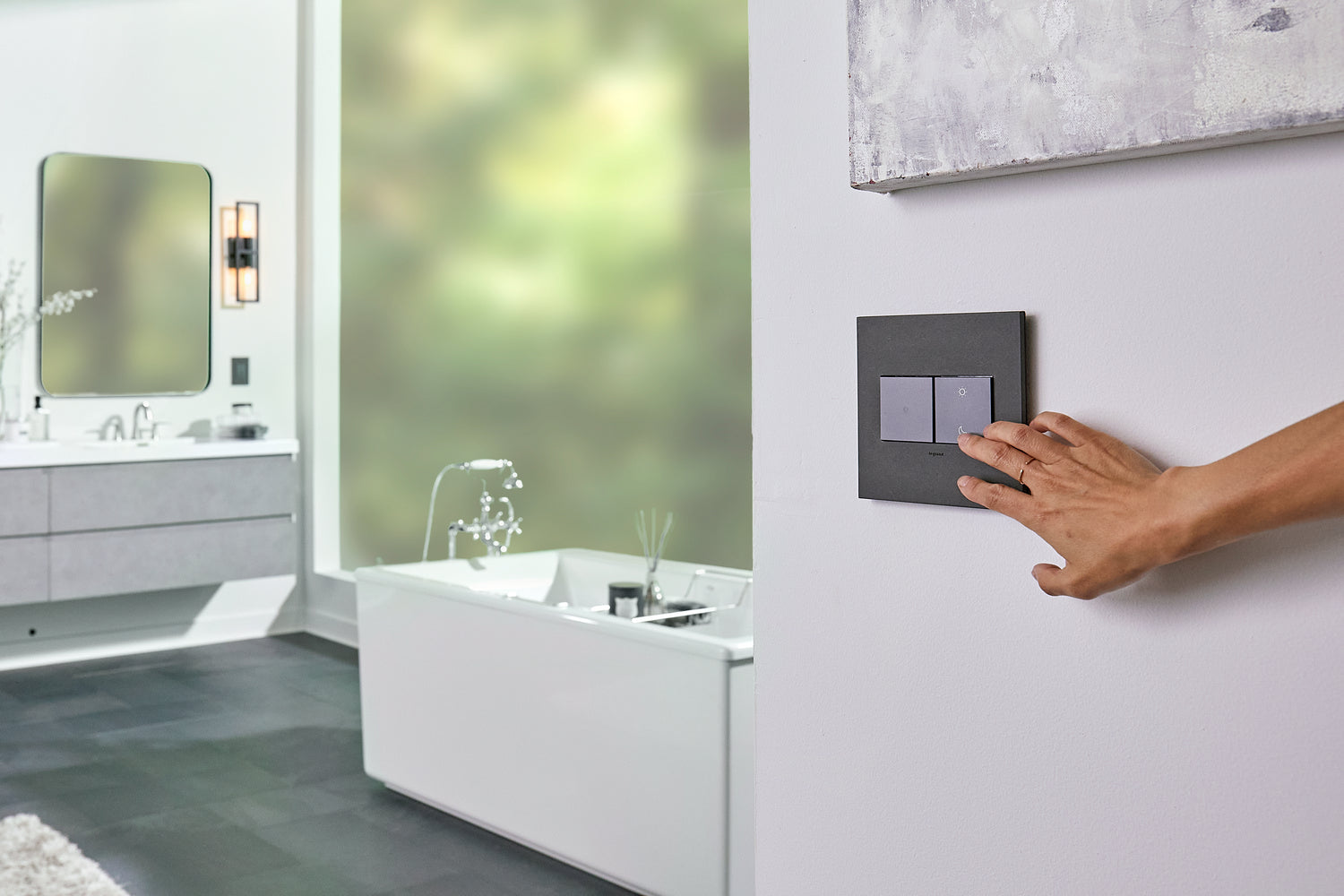 Legrand - WNAL23M1 - Wireless Remote Smart Switch with Netatmo - adorne - Magnesium