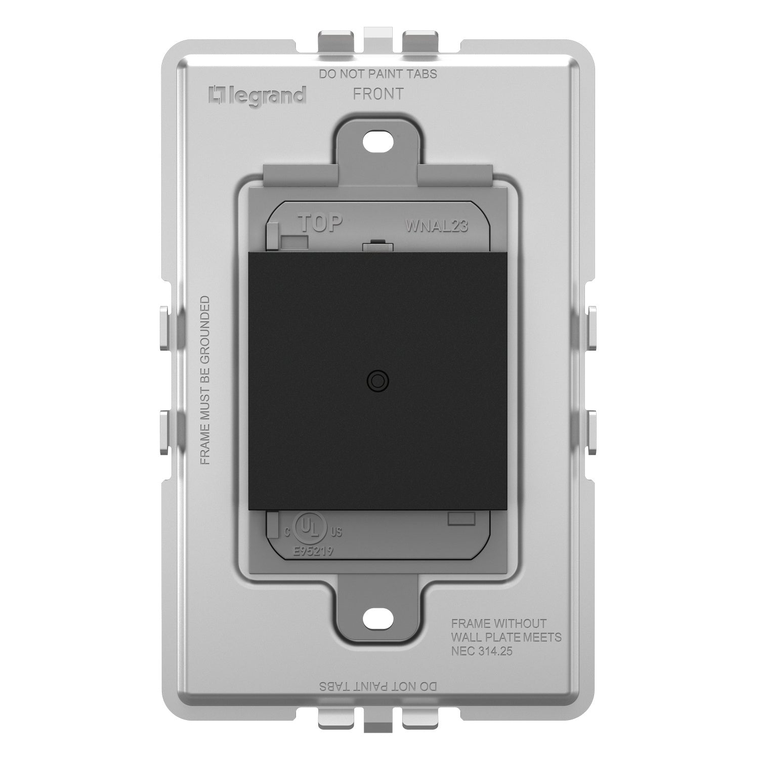 Legrand - WNAL23G1 - Wireless Remote Smart Switch with Netatmo - adorne - Graphite