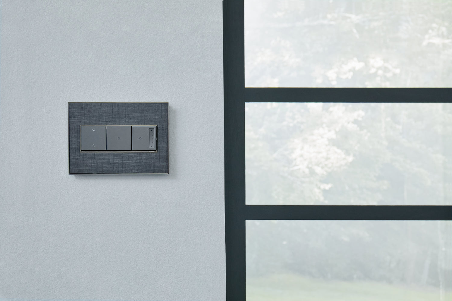 Legrand - WNAL33M1 - Wireless Smart Scene Controller with Netatmo - adorne - Magnesium