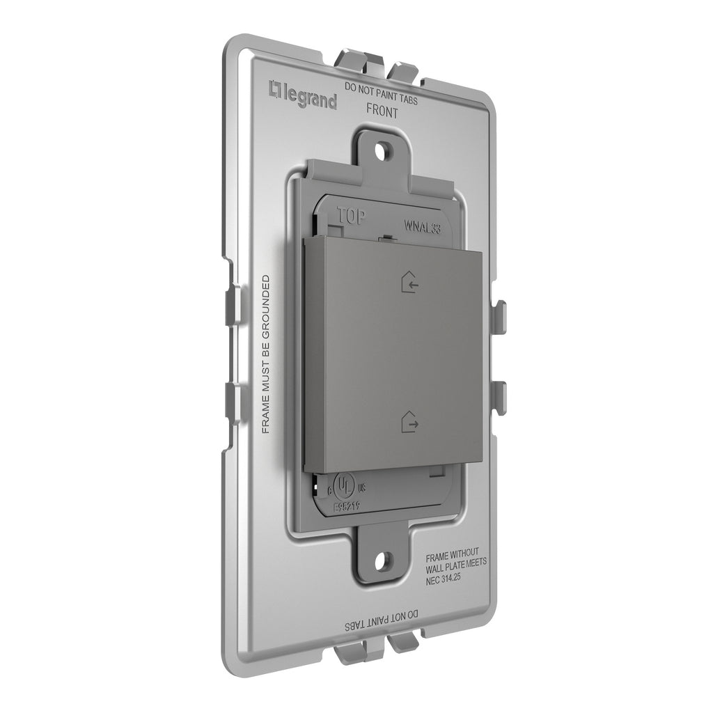 Legrand - WNAL33M1 - Wireless Smart Scene Controller with Netatmo - adorne - Magnesium