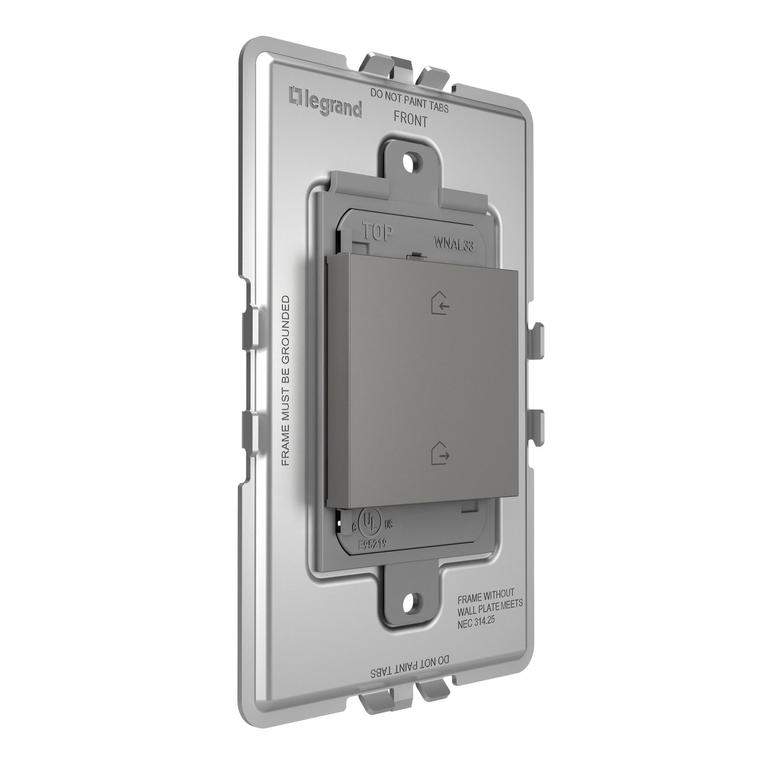 Legrand - WNAL33M1 - Wireless Smart Scene Controller with Netatmo - adorne - Magnesium