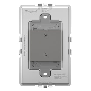 Legrand - WNAL33M1 - Wireless H/A Switch - Adorne - Magnesium