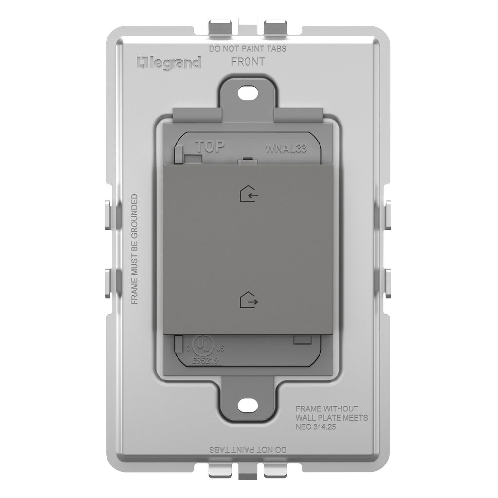 Legrand - WNAL33M1 - Wireless Smart Scene Controller with Netatmo - adorne - Magnesium