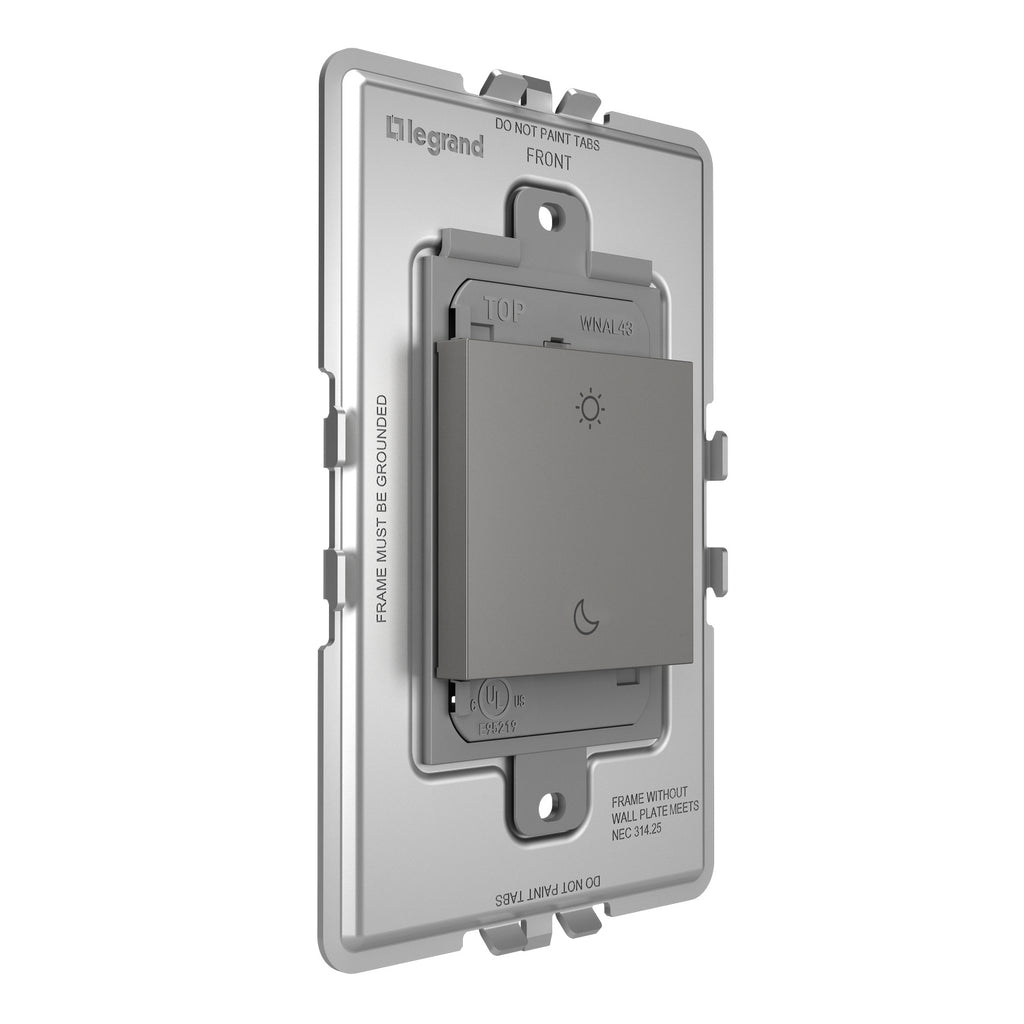 Legrand - WNAL43M1 - Wireless Smart Scene Controller with Netatmo - adorne - Magnesium