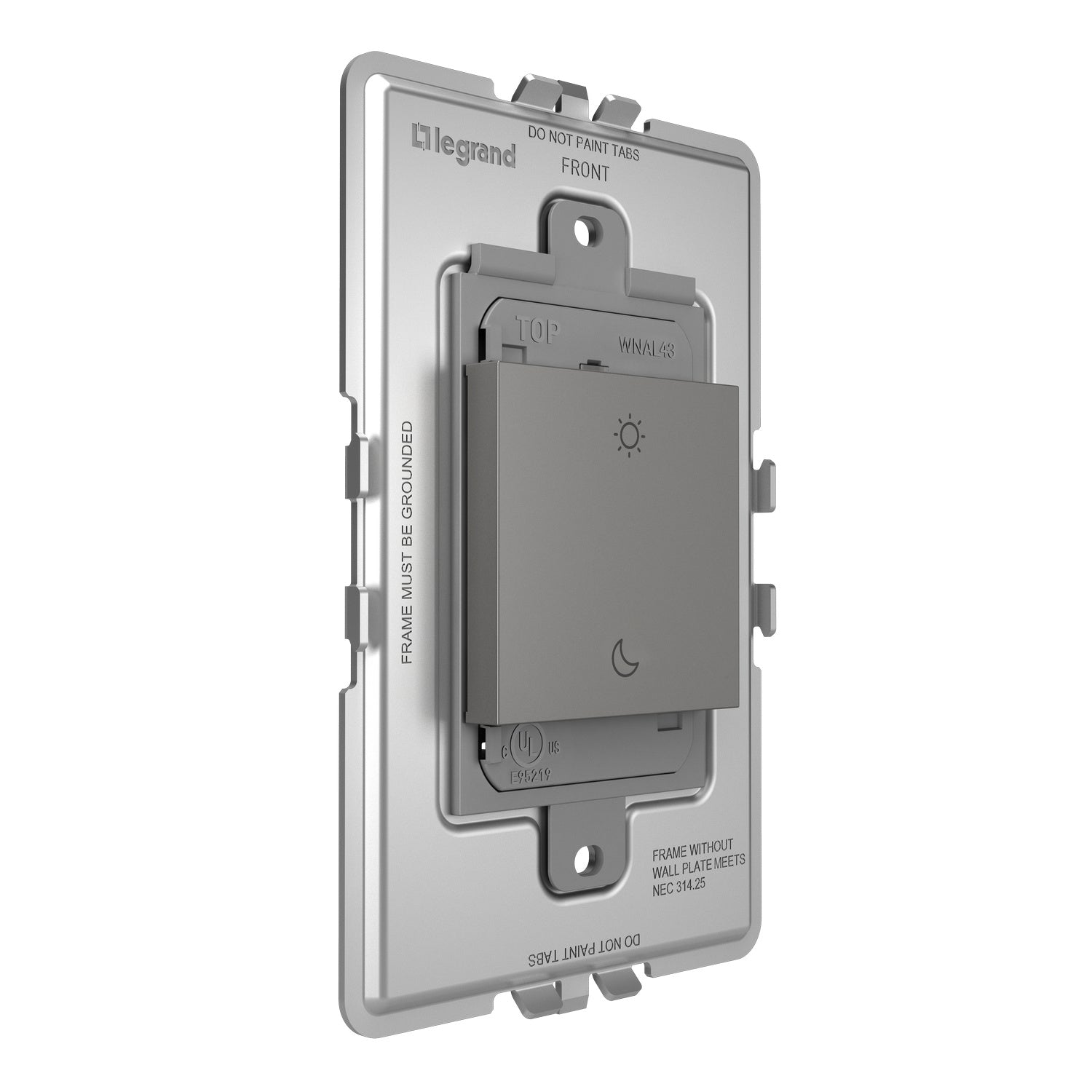 Legrand - WNAL43M1 - Wireless Smart Scene Controller with Netatmo - adorne - Magnesium