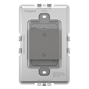 Legrand - WNAL43M1 - Wireless Smart Scene Controller with Netatmo - adorne - Magnesium