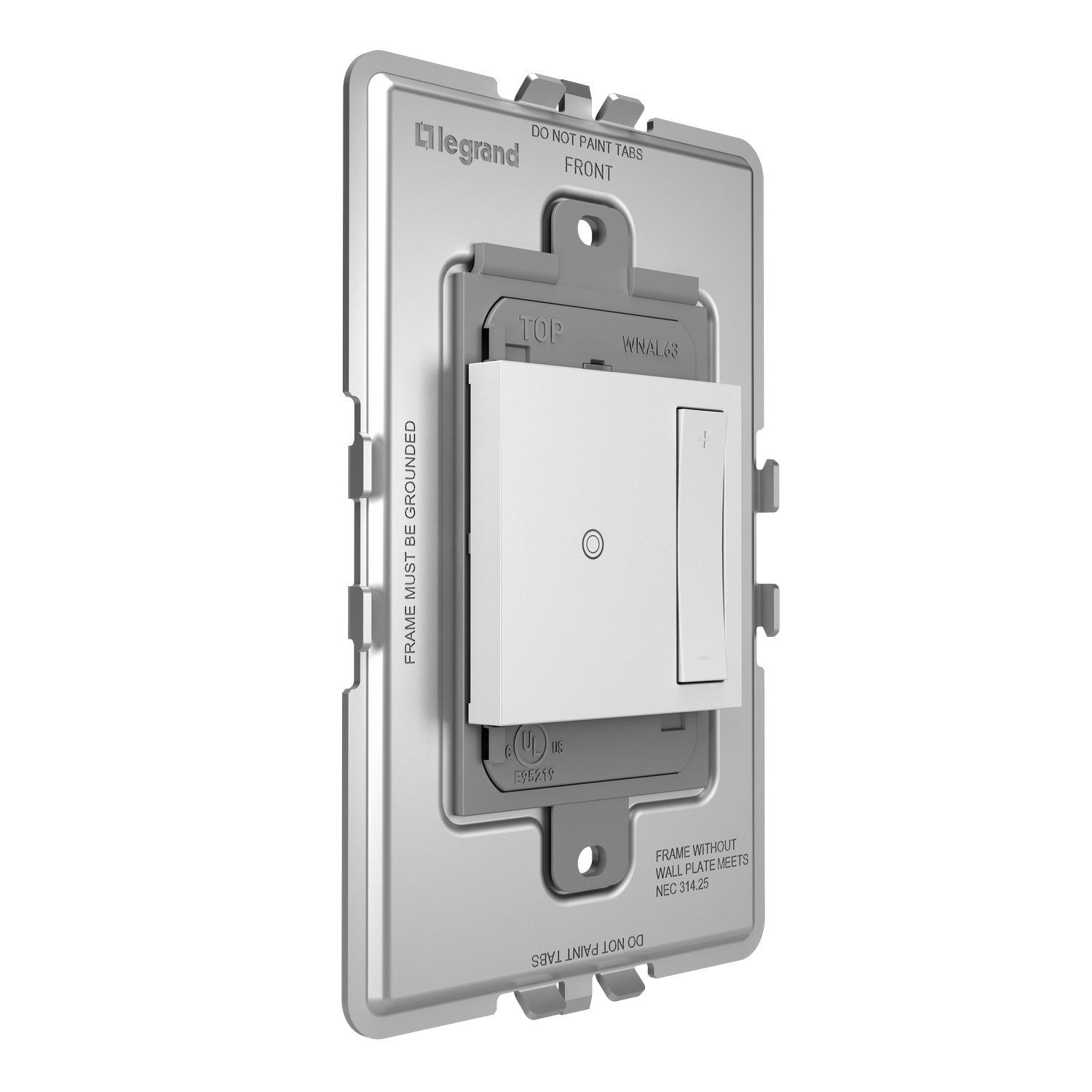 Legrand - WNAL63W1 - Wireless Remote Smart Dimmer with Netatmo - adorne - White