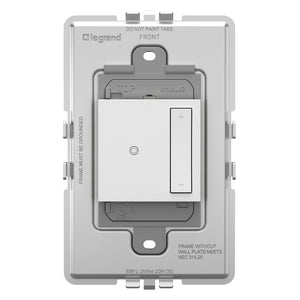 Legrand - WNAL63W1 - Wireless Tru-Universal Dimmer - Adorne - White