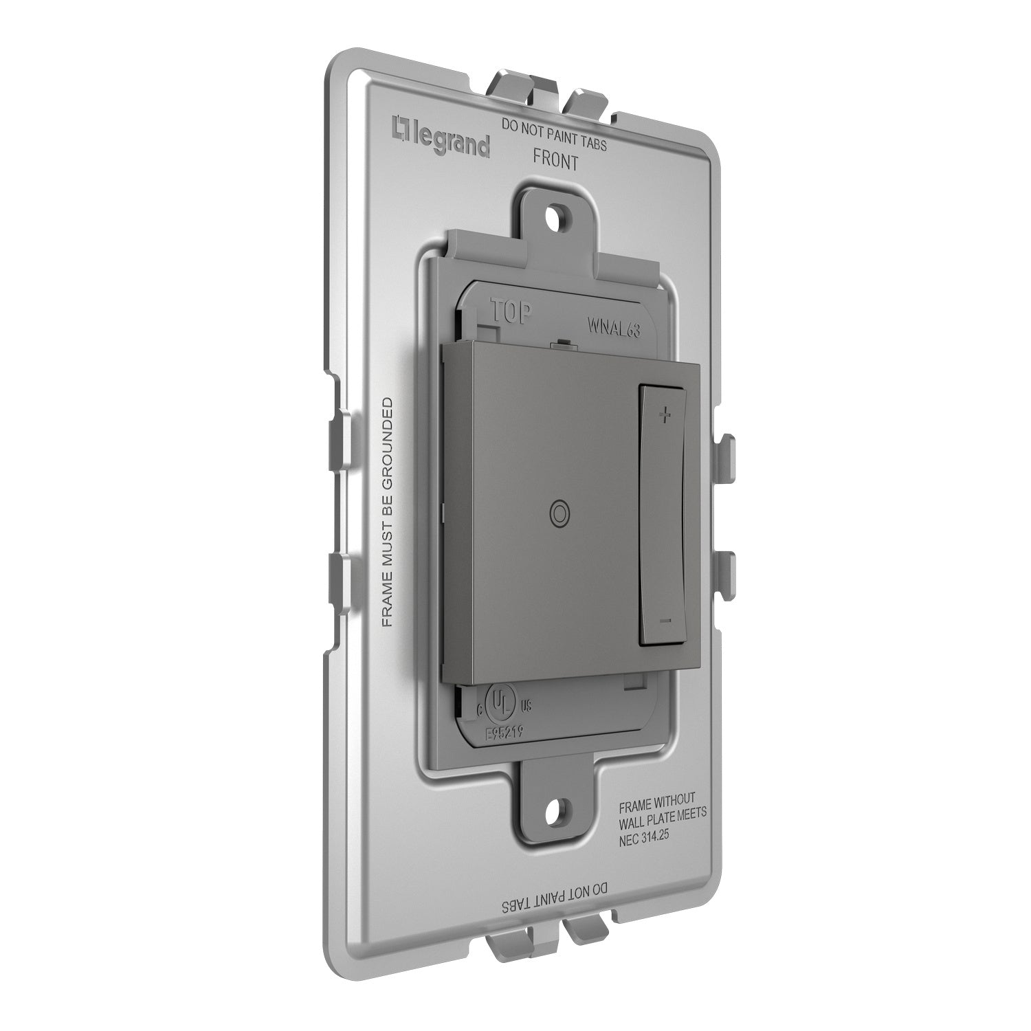 Legrand - WNAL63M1 - Wireless Smart Scene Controller with Netatmo - adorne - Magnesium