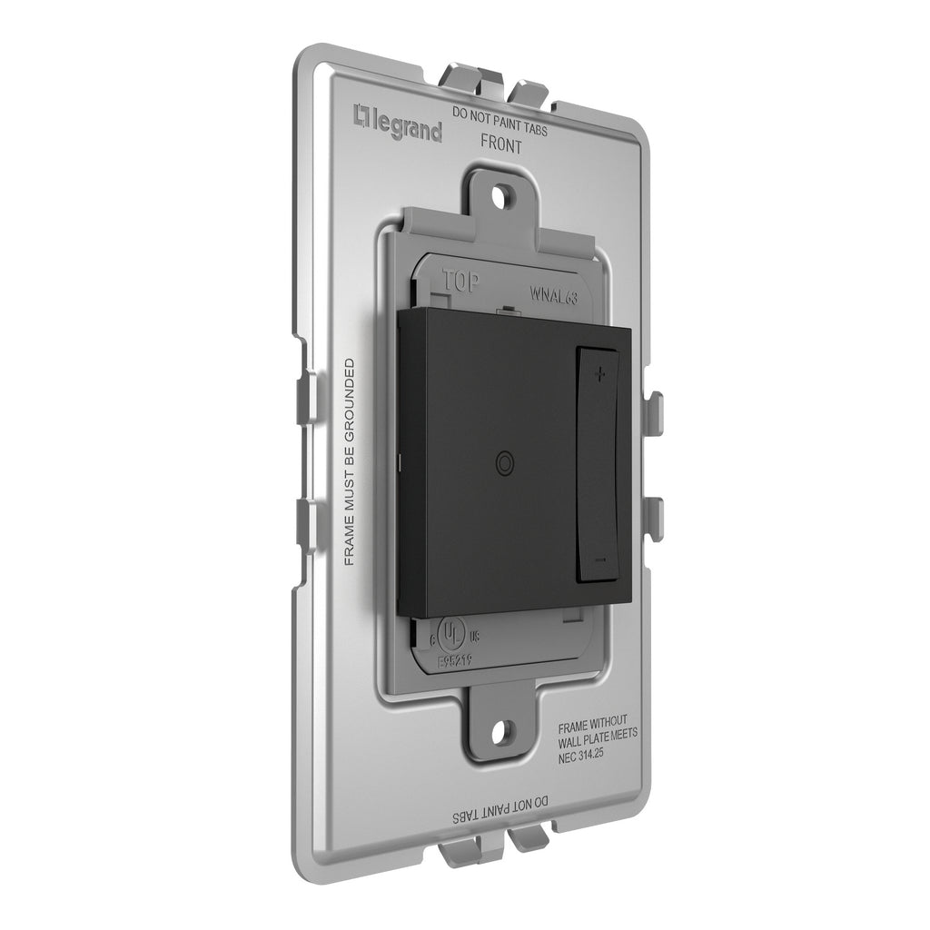 Legrand - WNAL63G1 - Wireless Remote Smart Dimmer with Netatmo - adorne - Graphite