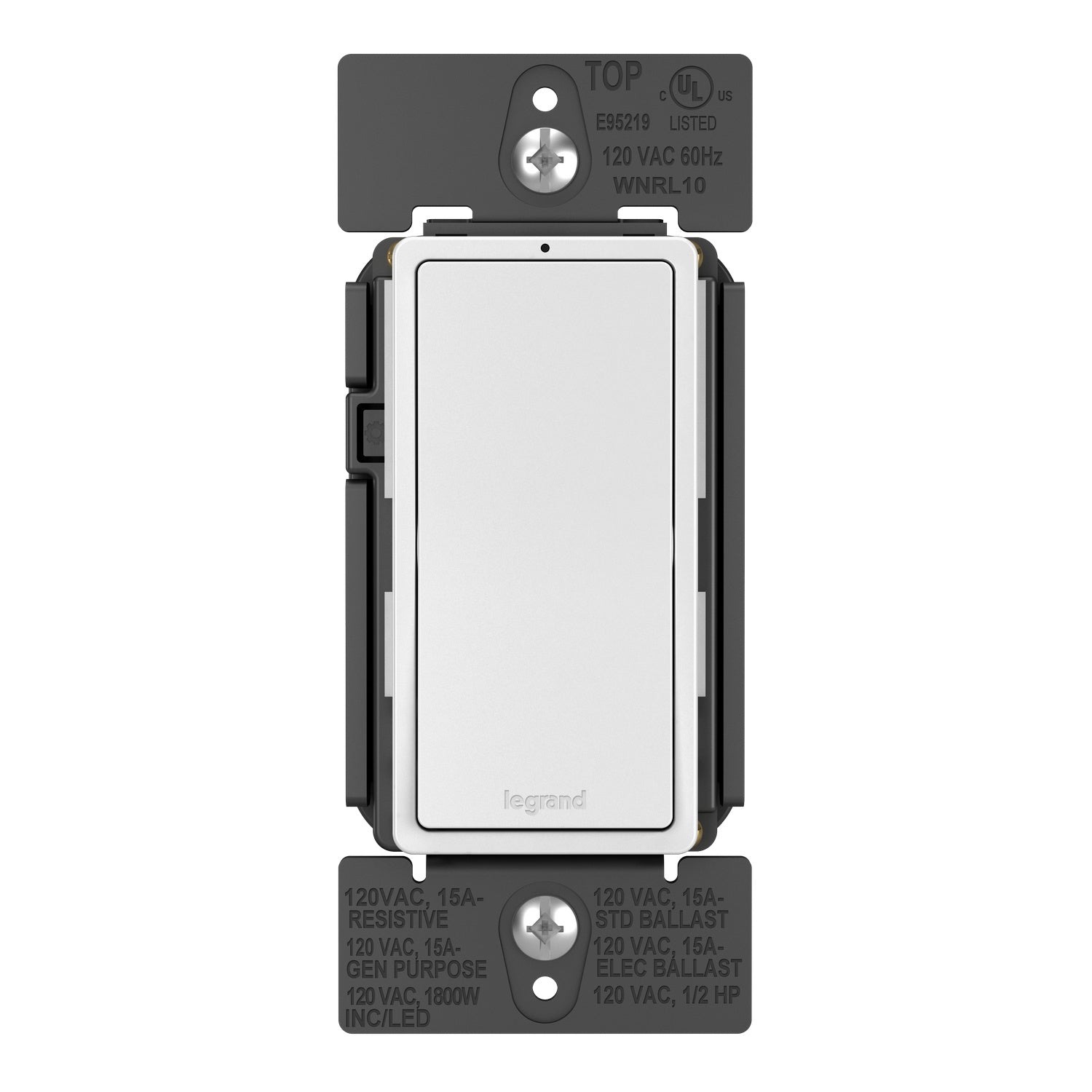 Legrand - WNRL10WH - Smart Switch with Netatmo - radiant - White