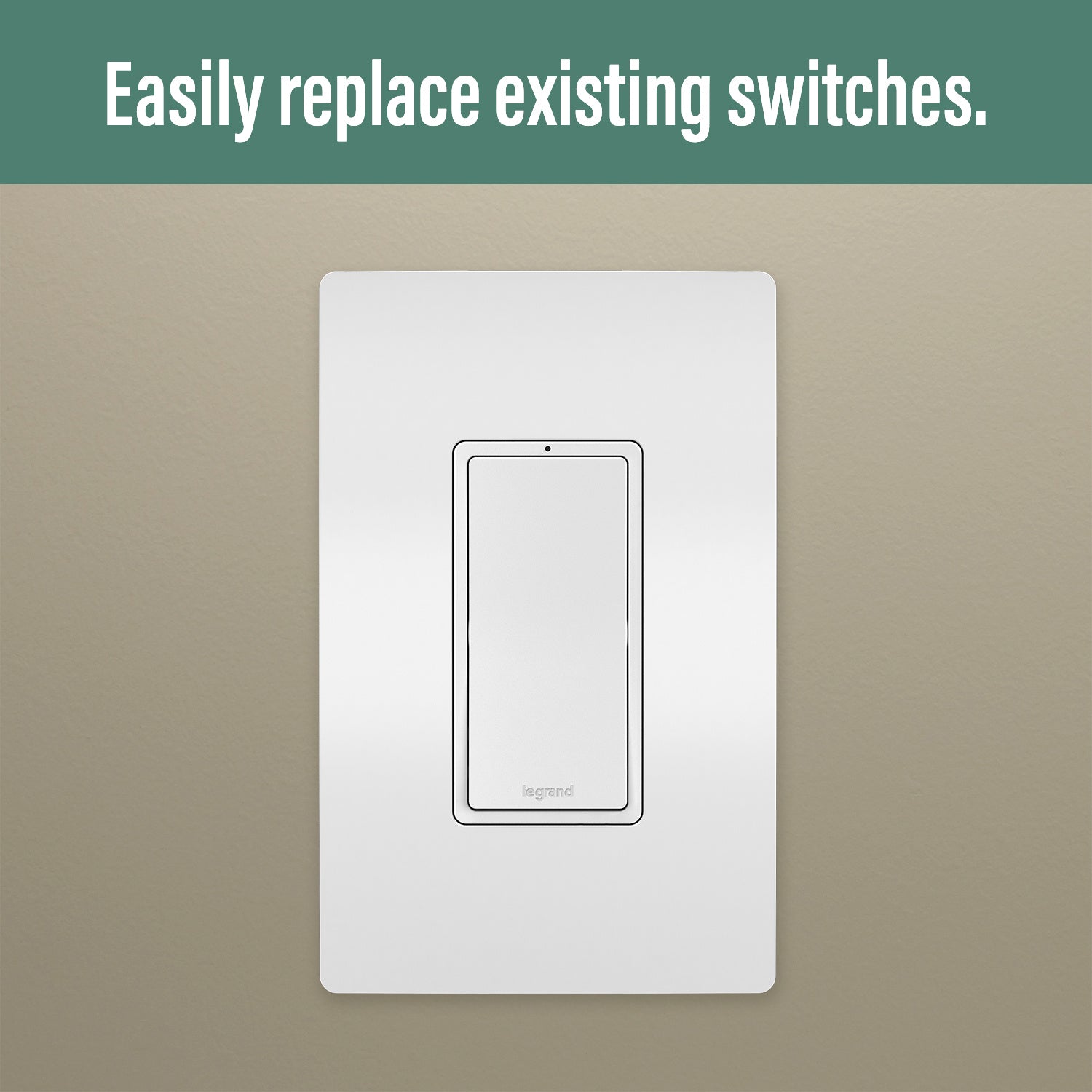 Legrand - WNRL10WH - Smart Switch with Netatmo - radiant - White