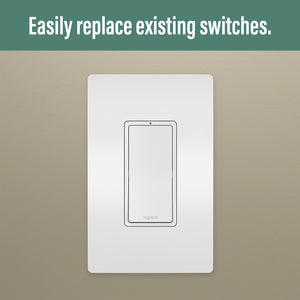 Legrand - WNRL10WH - Smart Switch with Netatmo - radiant - White