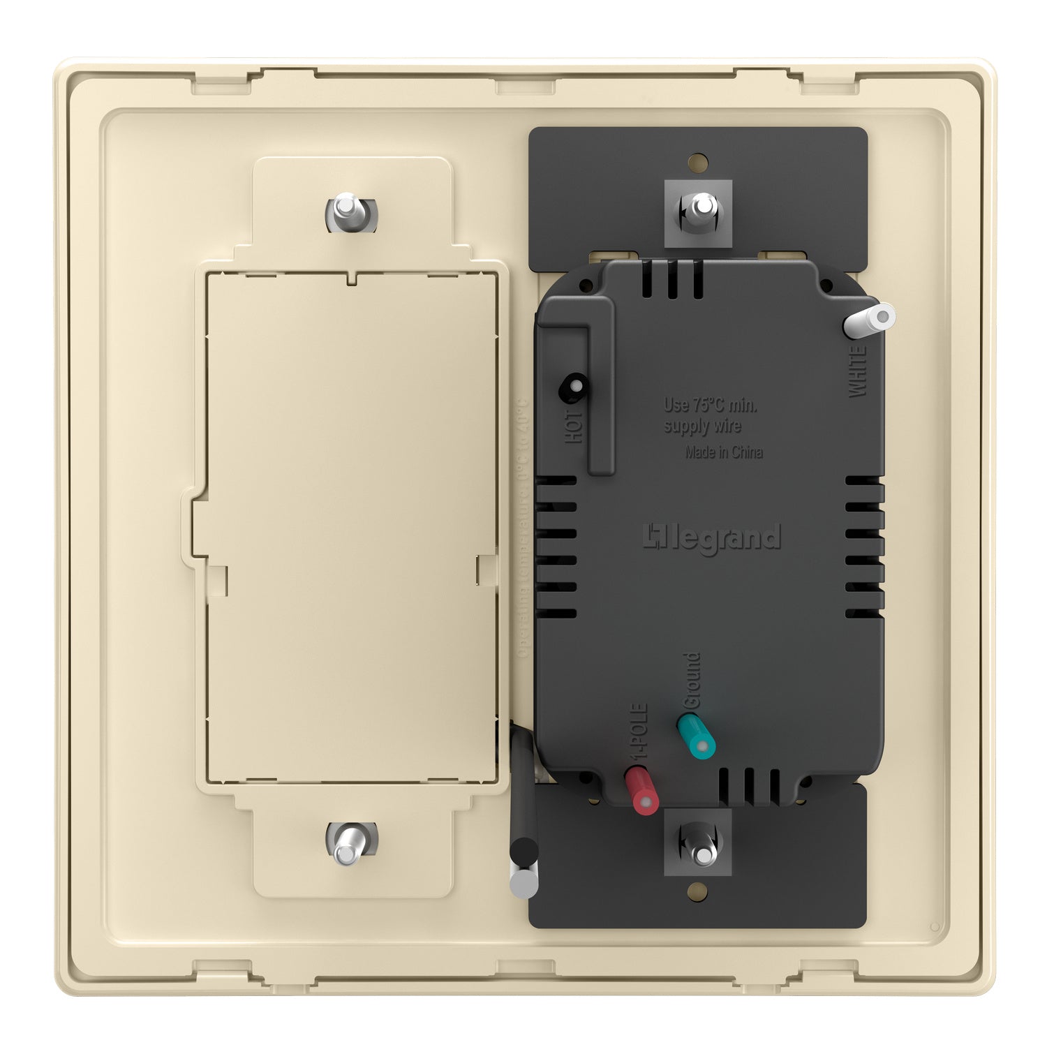 Legrand - WNRL10LA - Smart Switch with Netatmo - radiant - Light Almond