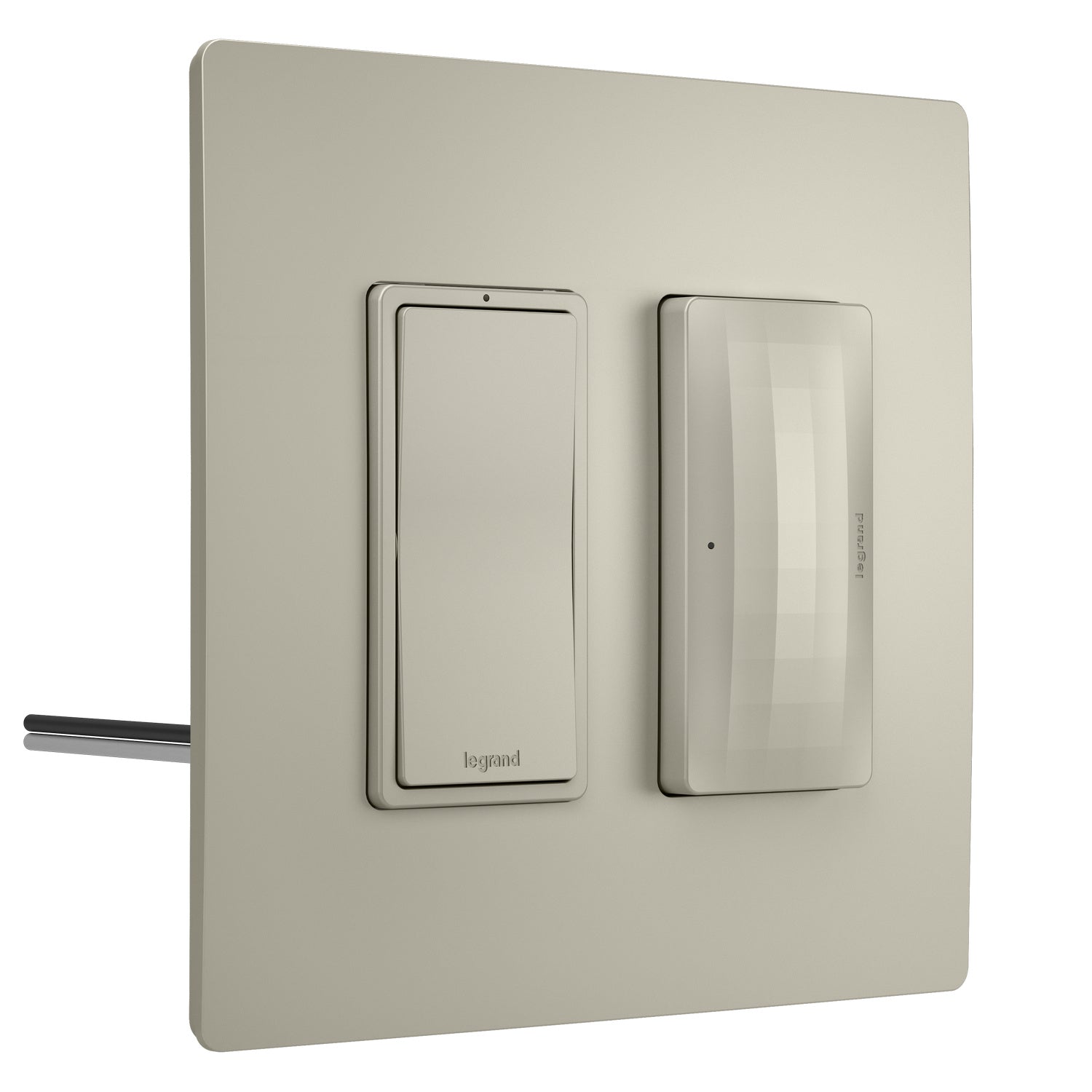 Legrand - WNRL10NI - Smart Switch with Netatmo - radiant - Nickel