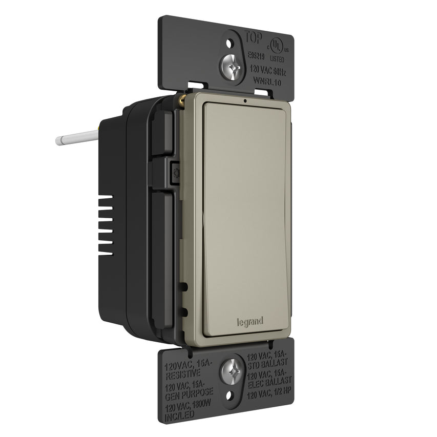 Legrand - WNRL10NI - Smart Switch with Netatmo - radiant - Nickel