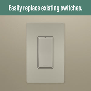 Legrand - WNRL10NI - Smart Switch with Netatmo - radiant - Nickel