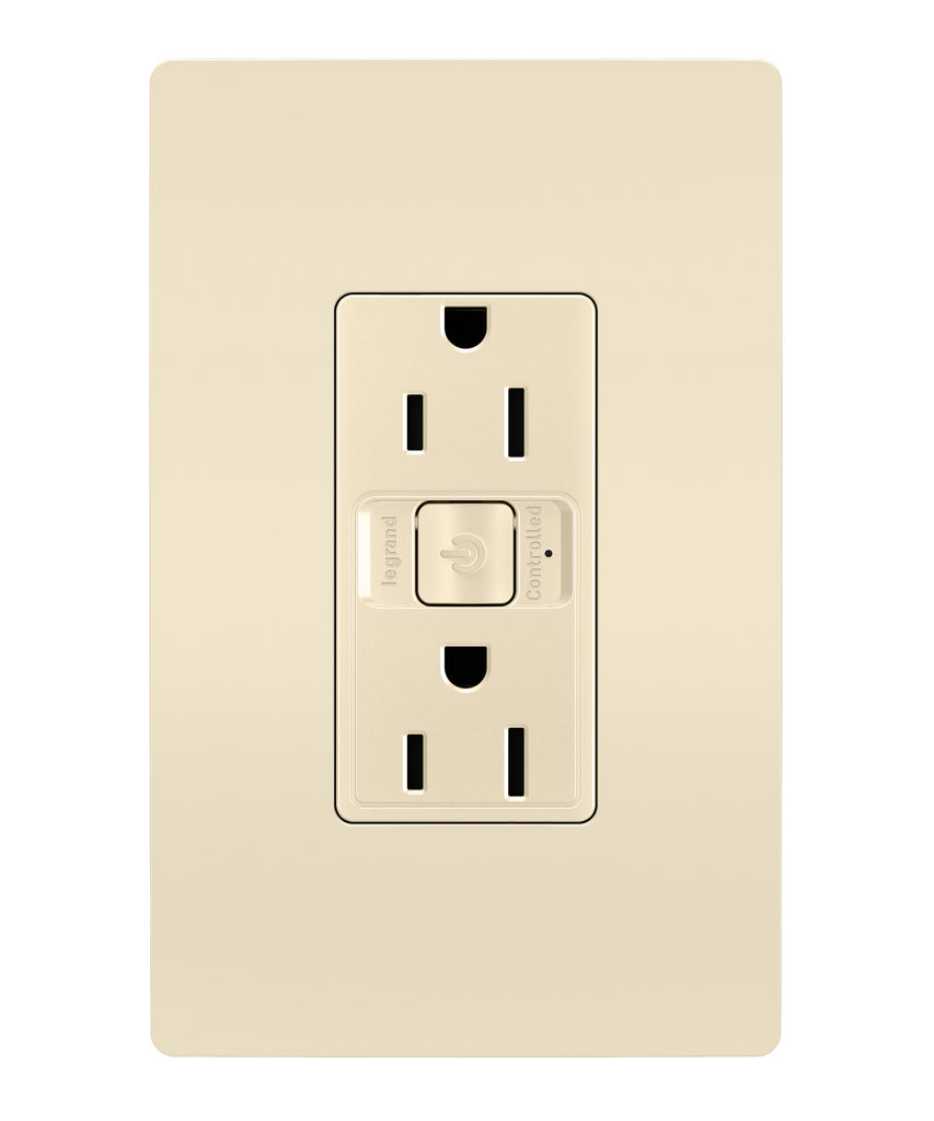 Legrand - WNRR15LA - Smart 15A Outlet with Netatmo - radiant - Light Almond